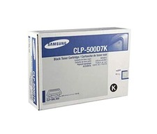 Original Samsung CLP-500D7K  Black Toner. New Sealed Box, We Ship Fast picture