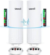 Ueevii Wireless Bridge Gigabit High Speed Point to Point WiFi Outdoor CPE 3KM picture