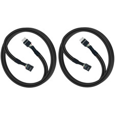 2 Pcs USB Header Extension Cable USB 2.0 9-Pin Male to Female picture