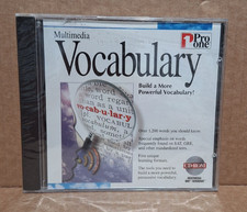 Multimedia Vocabulary (PC / Win95, 1996) by Pro One Software - New / Sealed picture