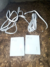 TP-LINK AV1000 Powerline Adapter Set (2) 1000 Mbps RJ-45 Wired, White picture