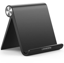 Adjustable Tablet Stand Holder Portable Desk Mount For 4-11 Inch Phones Black picture