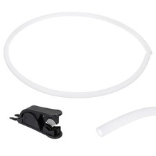 3.28 ft Tubing 8mm ID x 11mm OD with Cutter Milky White picture