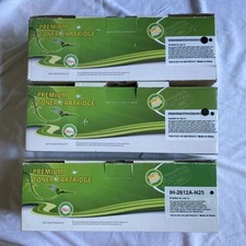 Toner Cartridge Black lot of 3 ICB435A CB436A CE285A HP Laser Jet picture