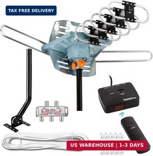 Five Star HDTV Antenna Amplified Digital Outdoor Antenna 150 Miles Range, 360 De picture