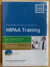 New The ADA Practical Guide To HIPAA Training CD-ROM Program 2013 Sealed picture