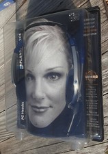 NEW RETRO VINTAGE PLANTRONICS LS1 MULTIMEDIA 3.5mm HEADSET 47368-01 SEALED picture