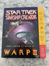 Simon & Schuster Star Trek Starship Creator Warp II 3D Modeling CD-ROM Windows picture