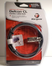 NEW SEALED OEM GENUINE Targus Defcon CL 6.5  Foot Combo Cable Lock for Laptop picture