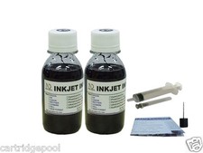2x4oz Black refill ink for Canon PG-210 PG-30 PG-40 PG-50 PG-240 2X100ML/S/D picture