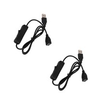 2pcs USB Inline On/Off Button Extension Cable, Male to Female 5V Power Control, picture