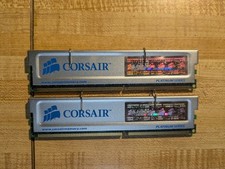 (Lot of 2) CORSAIR CMX512-3200C2PT 512MB 400MHz Platinum Series Memory (RAM) picture