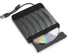 Slim External CD DVD RW Drive USB 3.0 Writer Burner Player Black For Laptop picture