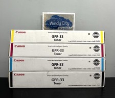 Canon GPR-33 Toner Cartridge Set KCMY For C7055 C7065 C7260 C7270 Genuine New picture
