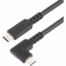 StarTech 3ft Rugged Right Angle USB-C Cable 100W PD RUSB31CC1MBR picture