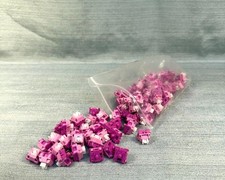 Gateron Phantom Pink Tactile and Optical Keyboard Switches 2 Prong NEW 100 pc picture