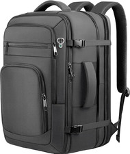 Roomy Travel Backpack, Expandable 40L-50L Carry on Backpack for 17.3