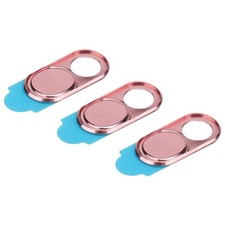 ASHATA 3pcs Metal Camera Lens , Ultra Thin Cover Webcam pink picture