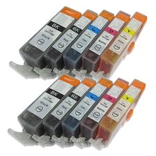 10 Pack Compatible Ink For Canon PGI-220 CLI-221 PIXMA MP640 MP640R MP980 MP990 picture