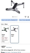 YICOSUN Entry Lux X1 Laptop Stand Silver Foldable Portable Adjustable NEW picture