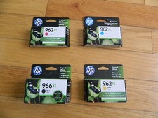 2023/2 Genuine SET 4 HP 966XL/962XL LARGE Cartridge OfficeJet Pro 9010/9018/9025 picture