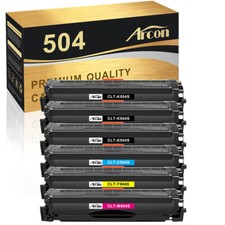 6 Pack CLT-K504S 504S Toner for Samsung SL-C1810W C1860FW CLX-4195 CLP-415N  picture