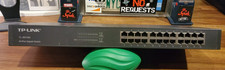 TP-Link TL-SG1024 24-Port Gigabit Desktop Rackmount Switch Working TESTED picture