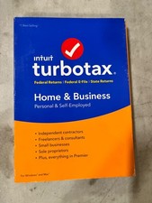 2016 TurboTax Home & Business Personal  Software Intuit Disc Federal State picture