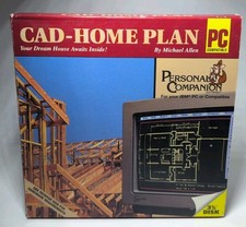 Vintage Cad-Home Plan Personal Companion Software 3 1/2