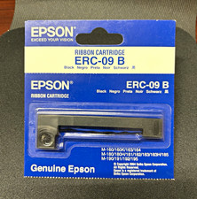 Epson Genuine ERC-09 B Black Ribbon Cartridge for M-160 M-180 Series (Lot of 11) picture