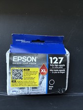Epson Genuine 127XL Extra High Capacity Black Ink Cartridge 03/2029 New Open Box picture