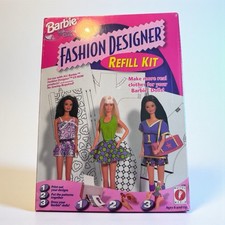 Vintage Barbie Fashion Designer CD ROM REFILL KIT Mattel 1997 FACTORY SEALED  picture