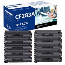1-10PK CF283A Toner for HP 83A Toner Cartridge LaserJet Pro M125nw M127fw LOT picture