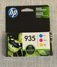 HP 935 Color Ink Cartridge Combo Pack CMY Genuine OEM Exp Jan 2020 picture