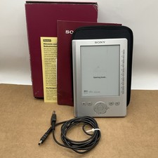 Sony Reader PRS-300, BOX, Case, Paperwork, FOR PART OR REPAIR, READ picture