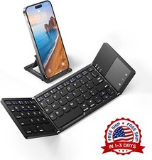 Teclado Bluetooth Plegable Para Viajes, Teclado Plegable Inalámbrico Portátil picture