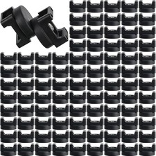 Versatile 100 Pcs Magnetic Zip Tie Holders, 22mm Clips for Ultimate Organization picture
