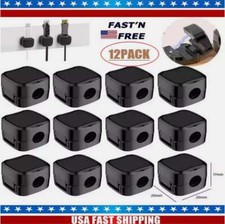 4-12Pcs Magnetic Winder Clip Cord Organizer Lead Management Charger Cable Holder picture