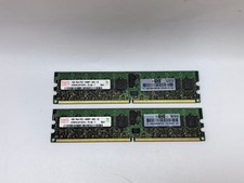 LOT 2 PCS HP 405475-051 1GB 1RX4 PC2-5300P-555-12  picture