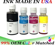 VC 4 Pack BKCMY GT53XL GT52 Refill ink for use h Smart Tank Printer 531 538 618 picture
