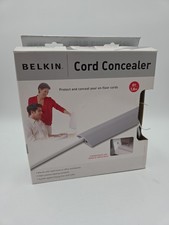 Belkin 6' Cord Concealer Gray Protect On-Floor Cables Prevent Trips/Falls picture