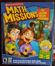 Math Missions: The Amazing Arcade Adventure with Math Card Game - BRAND NEW picture