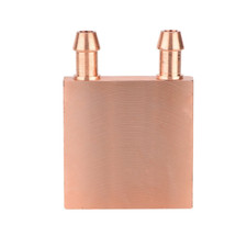 Pure Copper Water Cooling Block, 40 * 40 * 10Mm/ 1.57 * 1.57 * 0.39 Inch Liquid picture