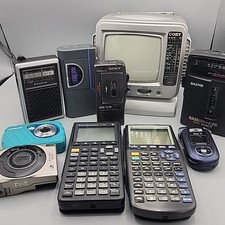 Sony, Canon, Casio, Portable TV, TI, assorted Electronics a Total of 10 picture