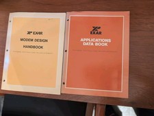 Exar Applications Data & Modem Design Handbooks 1980s Vintage - 2 Books picture