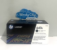Genuine HP 647A CE260A Black Toner Cartridge 8,500 Pages For CP4025 CP4525 NEW picture