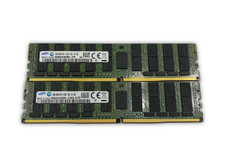Samsung 64GB (2x32GB) DDR4 2133 LRDIMM ECC Server Ram 4DRX4 Memory M386A4G40DM0 picture