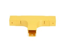 Panduit - FT2X2LYL - Panduit FiberRunner Horizontal Tee, 90 , 2x2, Yellow - picture