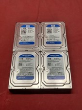 Lot of (4) Western Digital Blue WD10EZEX 1TB SATA 3.5