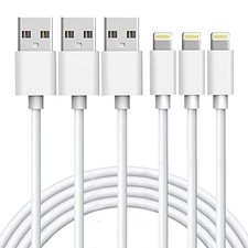 iPhone Lightning Charging Cable [2M 3-Piece Set Official MFi Certified] Genuine picture